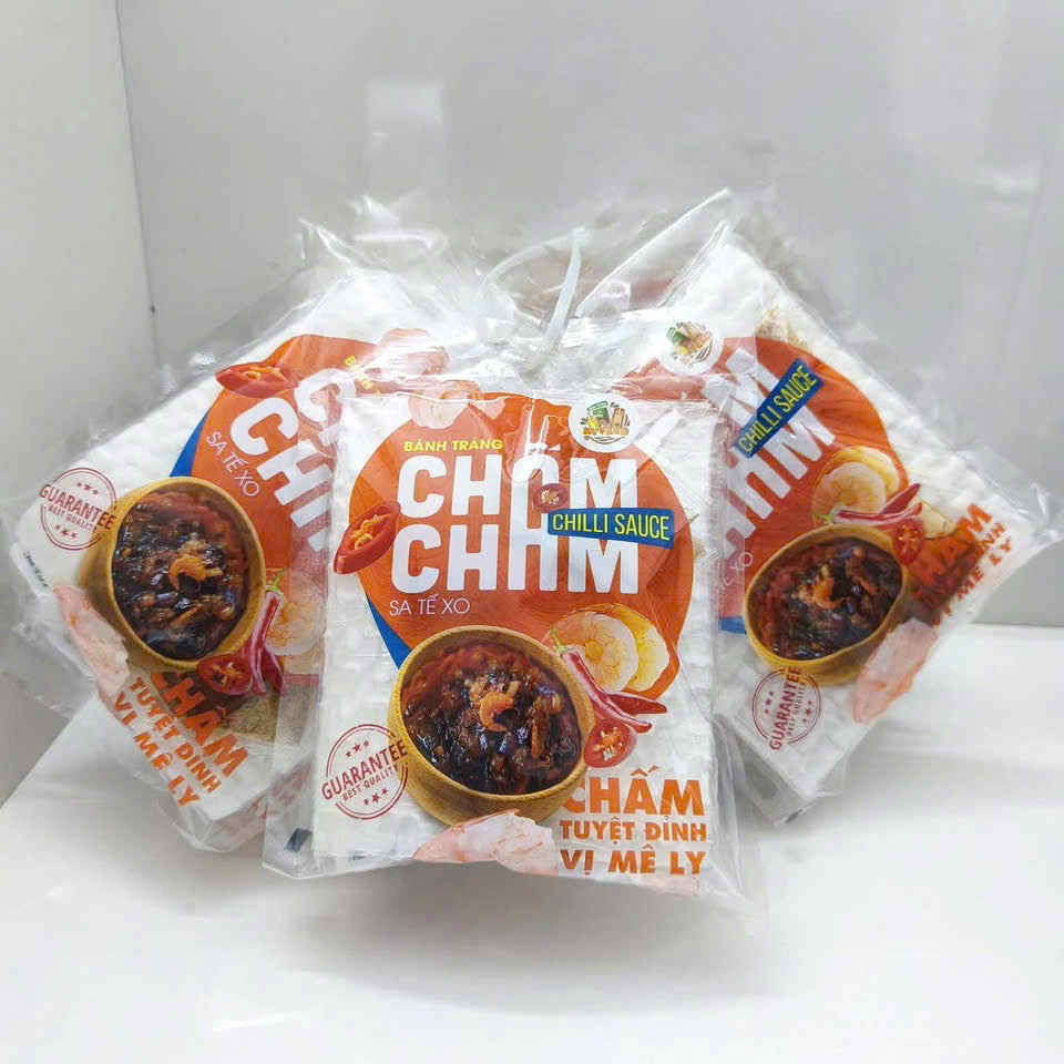 AVCH104 - Banh Trang Cham Sot Sa Te Xo/ Rice Paper With Xo Satay Sauce * 560g x (10 Units-20$)