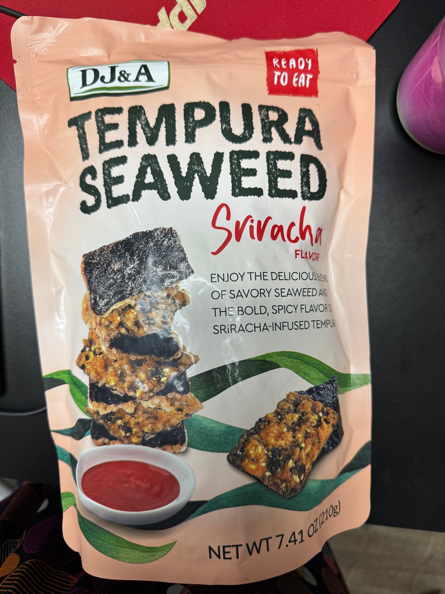 Tempura seaweed