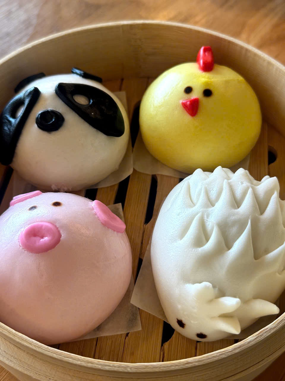 Banh Bao hinh Thu Cung -FZ ANIMAL SHAPED STEAMED BUNS 7.05oz