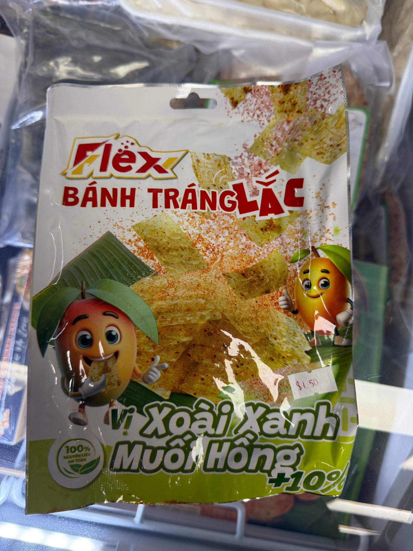 Flex - Banh Trang Lac Xoai Xanh Muoi Hong