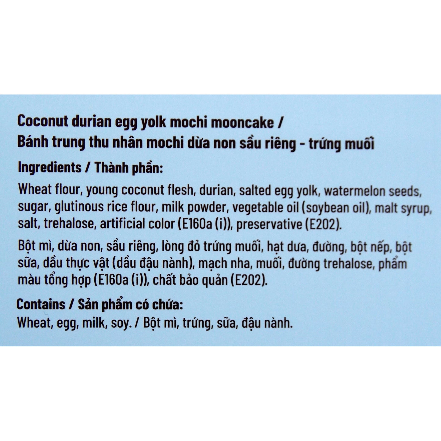 Banh Trung Thu Mochi - Combo Box 4 Banh (CT Choice Moon Cake - Blue Box)