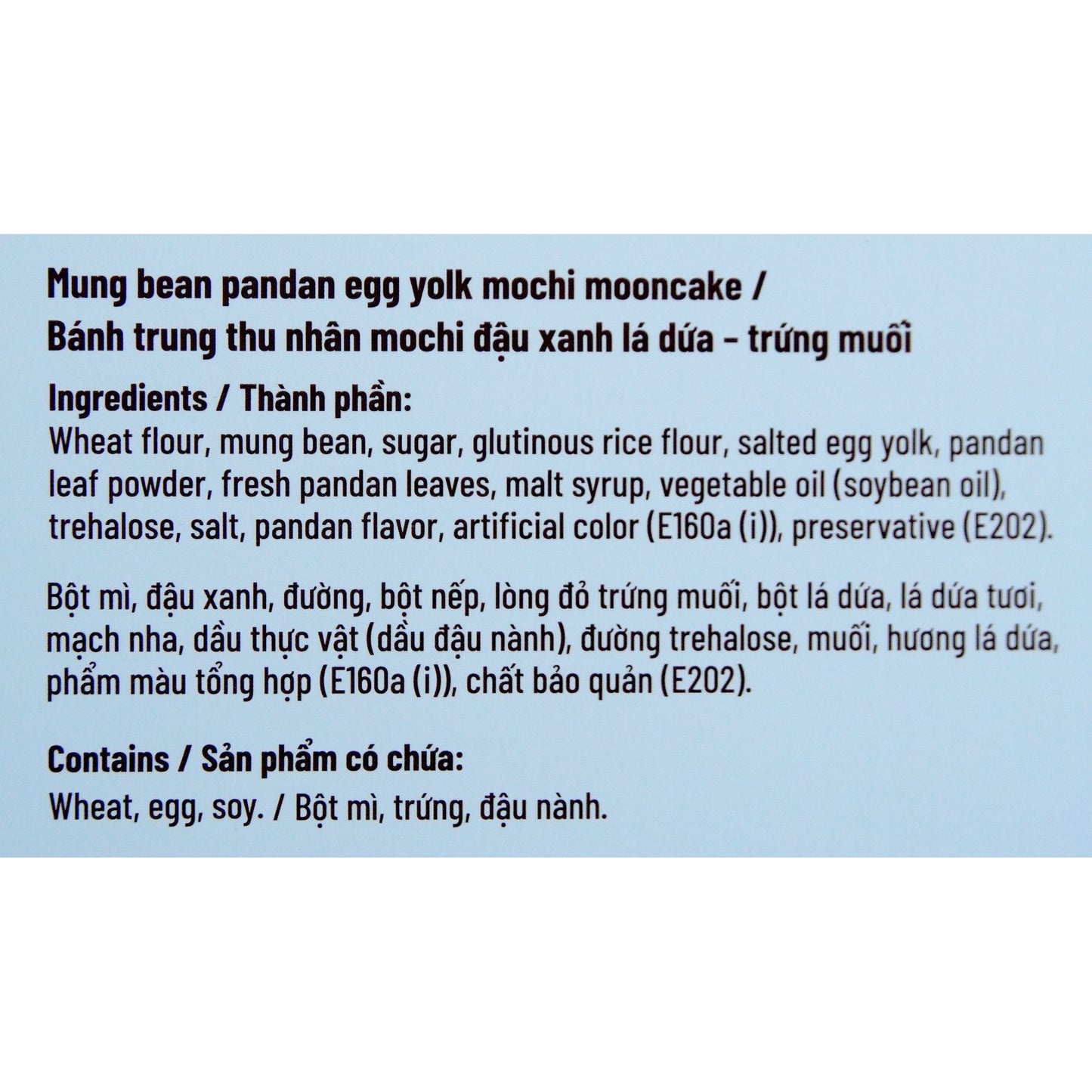 Banh Trung Thu Mochi - Combo Box 4 Banh (CT Choice Moon Cake - Blue Box)