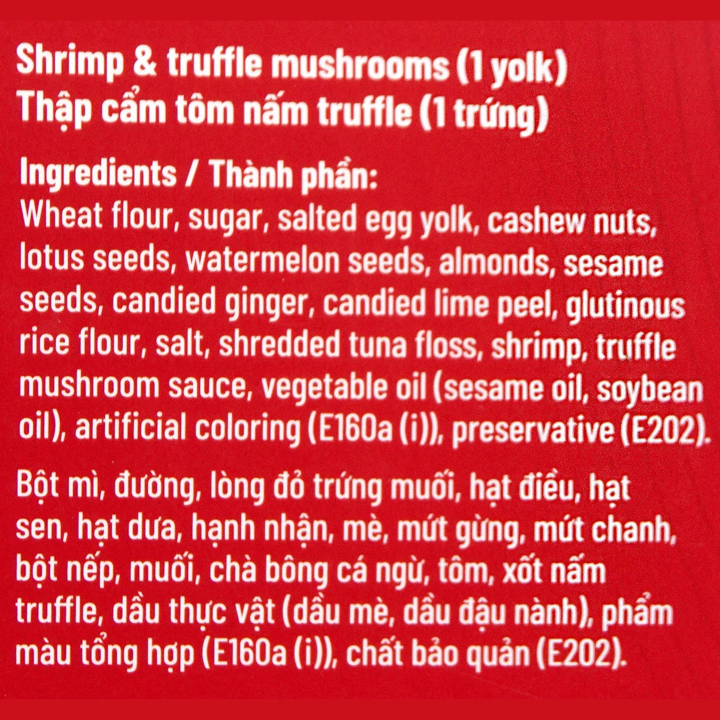 Banh Trung Thu Tham Cam CT Choice - Combo Box 4 Banh (Moon Cake - Red Box)