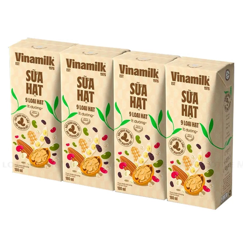sua hat Vinamilk-9-Nut-Milk-180ml-4-pack