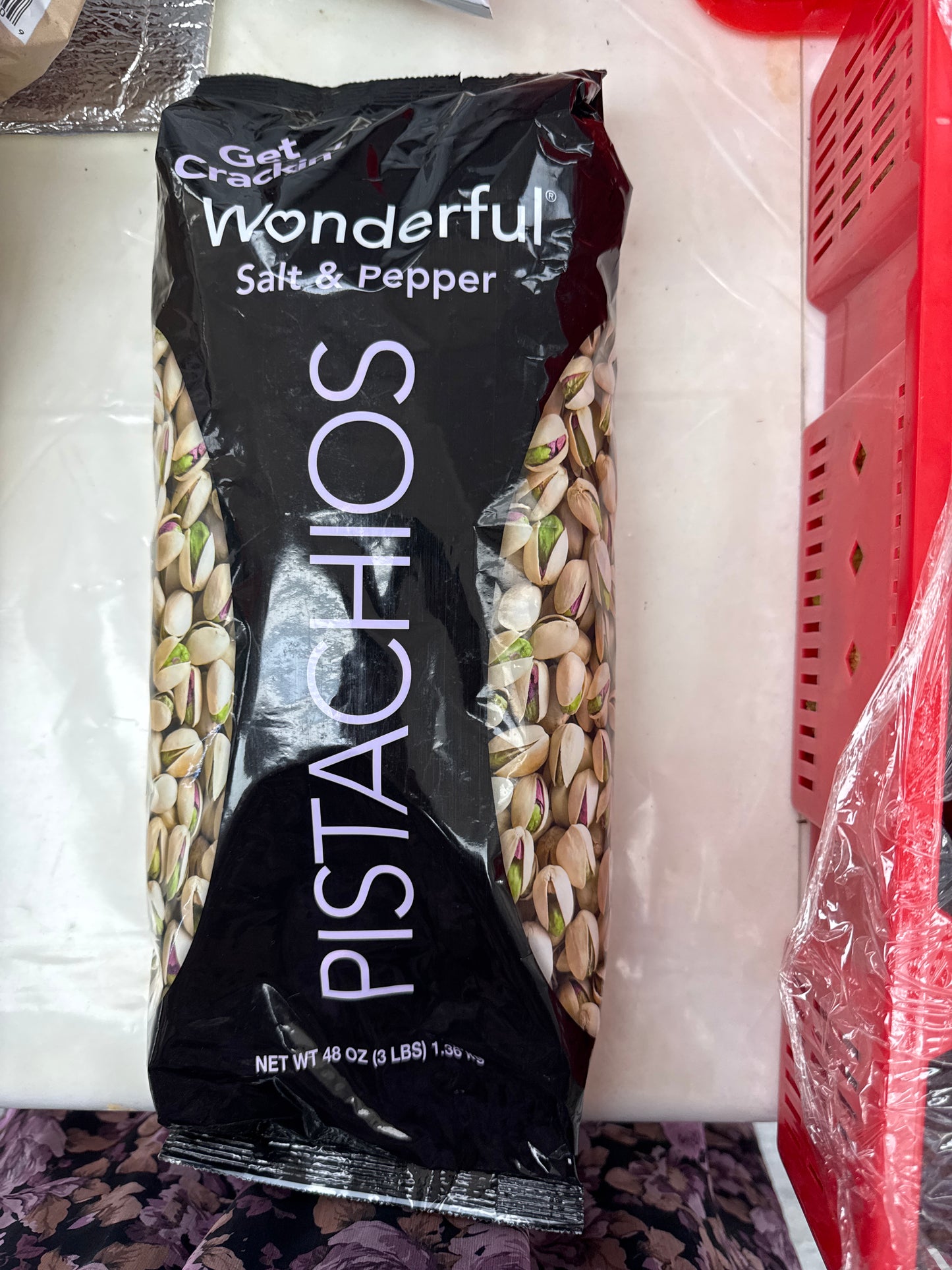 Wonderful Pistachios, Salt & Pepper, 3 lbs