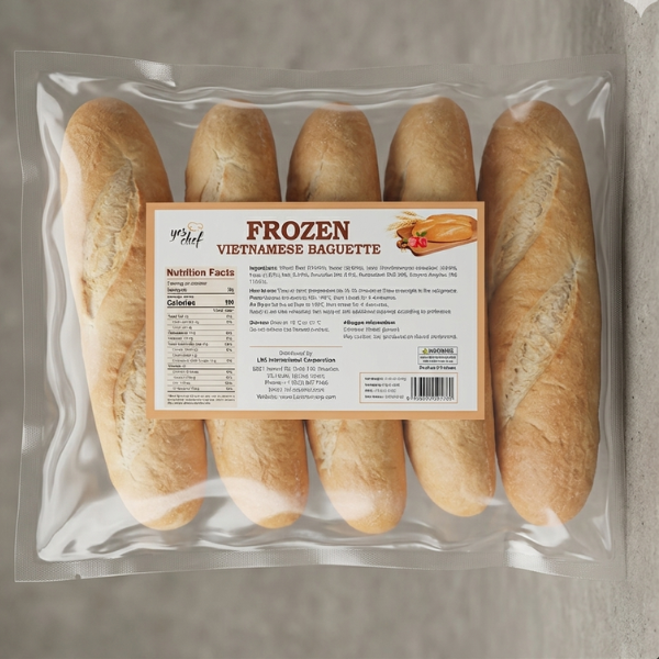 Banh Mi Viet Nam Dong Lanh (5pcs/pack) - Frozen Vietnamese Baguette 350g