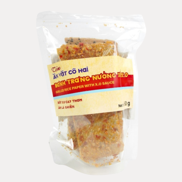 Banh trang nuong Xot X.O - Grilled Rice Paper With X.O Sauce 150g