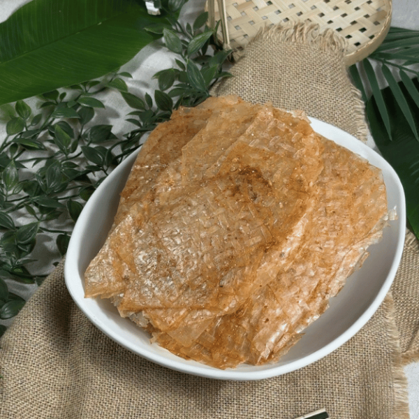 Banh trang xi ke 500gr - Rice Paper With Garlic Shrimp Salt & Chili 500g