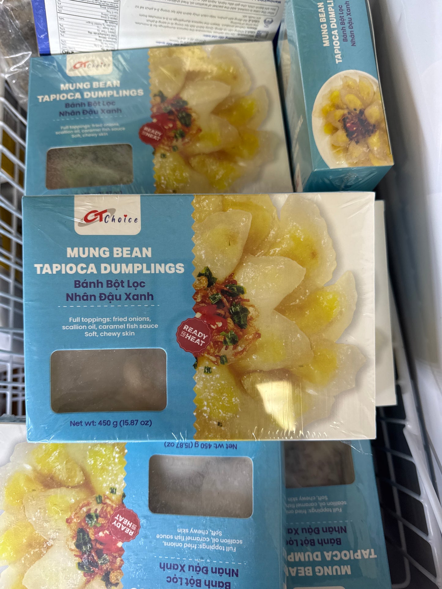 Banh bot loc nhan dau xanh - Mung Bean Tapioca Dumplings - 450g