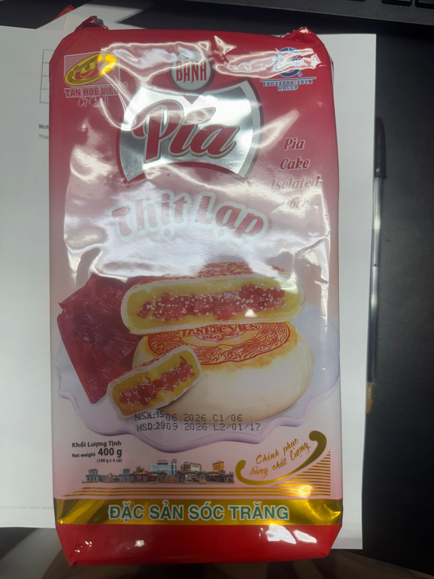 Banh Pia Thit Lap