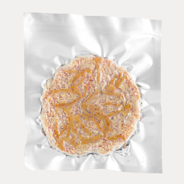 Crispy rice with dried vegetarian chicken 120gr