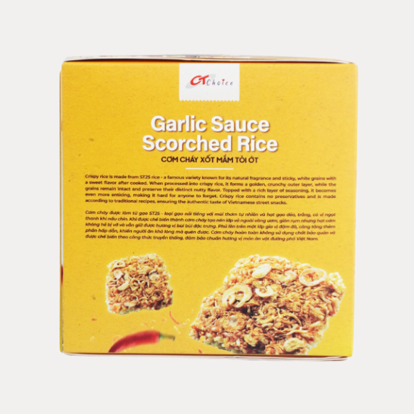 Crispy rice with fish sauce, garlic and chili 200gr