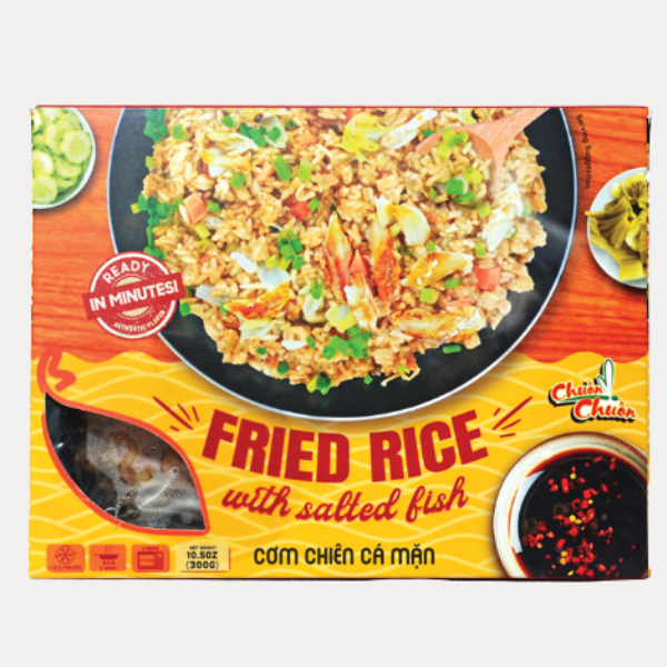 Com chien ca man 300g - FZ FRIED RICE WITH SALTED FISH 300g 10.5OZ