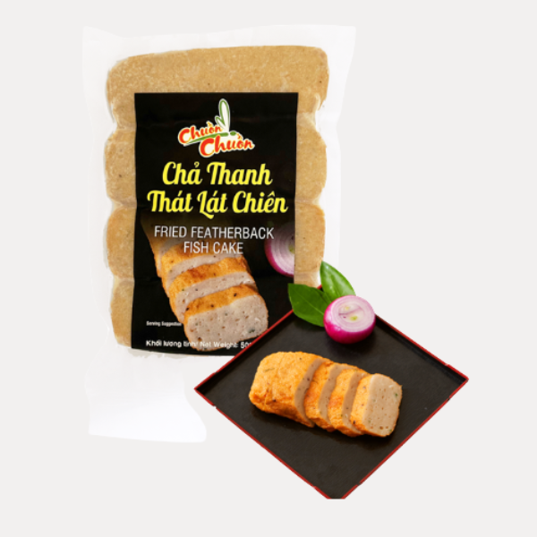 Cha Thanh That Lat Chien - FZ FRIED FEATHERBACK FISH CAKE 500g 17.6OZ