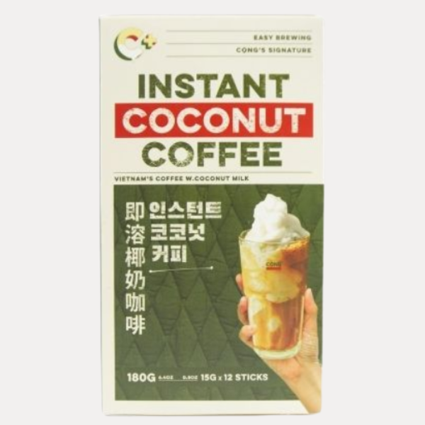 Cot Dua Ca Phe Hop - Instant Coconut Coffe 180g