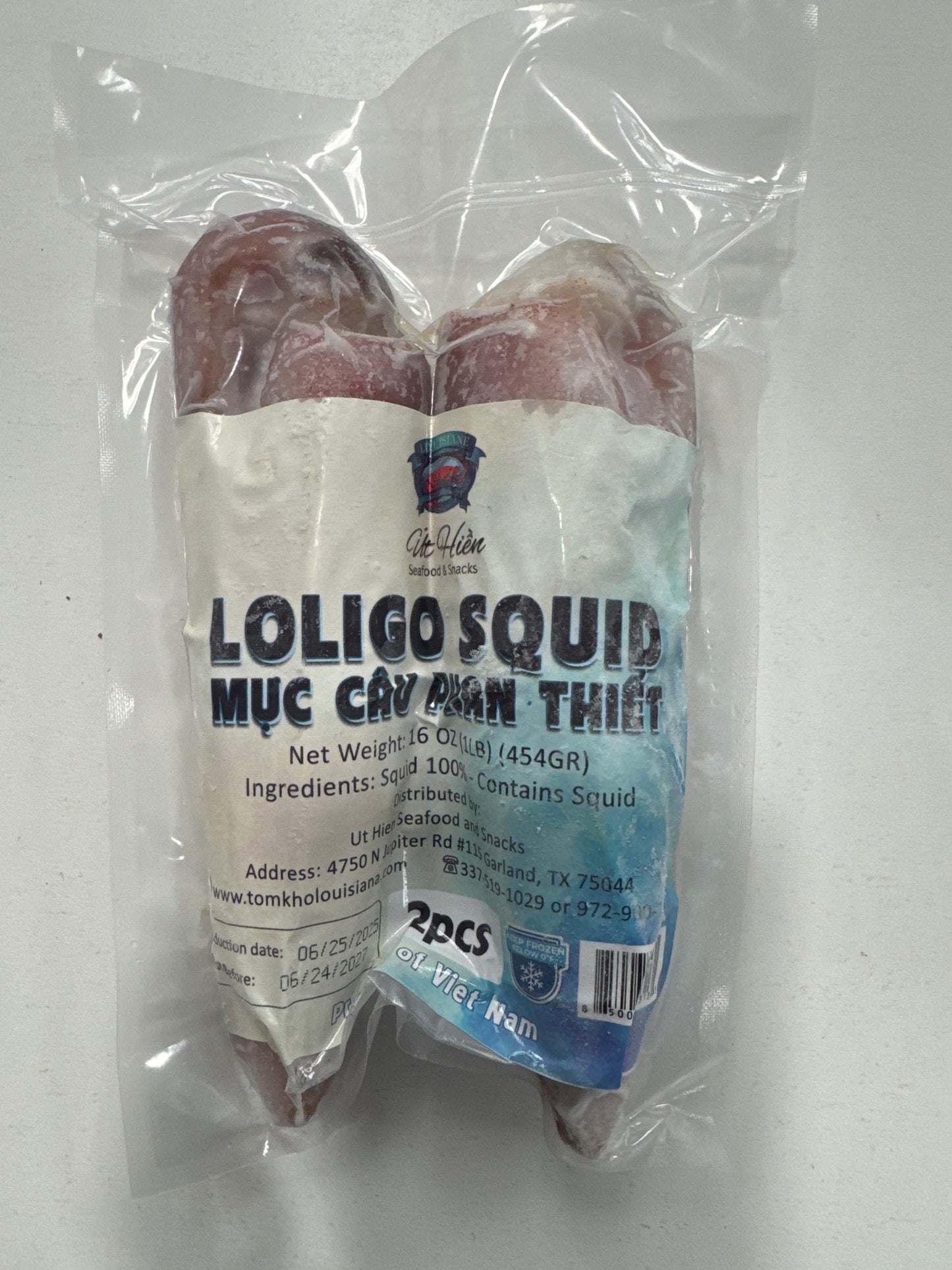 Muc cau Phan Thiet loai King - Loligo Squid