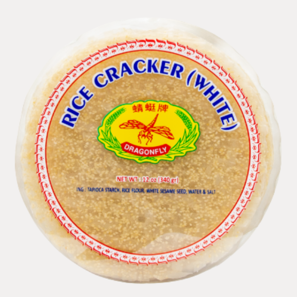 DF WHITE SESAME CRACKER 12OZ