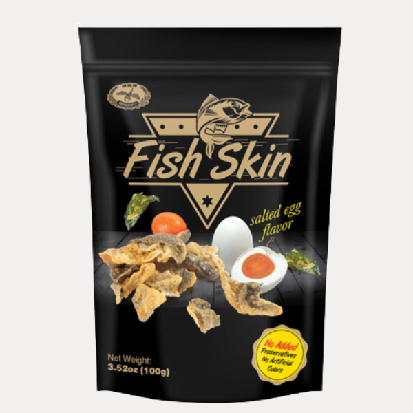 Da ca trung muoi - DRAGONFLY SALTED EGG FISH SKIN 100G 3.52OZ