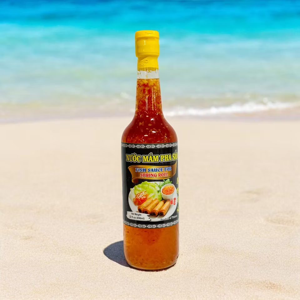NUOC MAM PHA SAN/FISH SAUCE FOR SRPING ROLL 12X650ML/CS, 20.63LBS