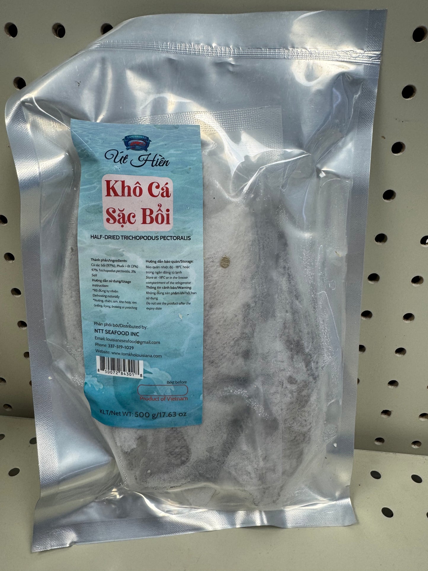Kho ca sac Boi loai 1 (1 lb / 454 gram ) in tore