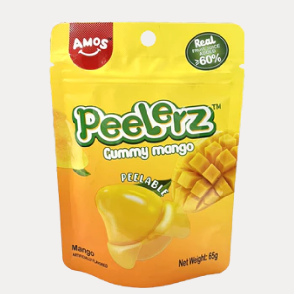 Keo deo huong Xoai lot vo - Peelerz Gummy Mango 65g