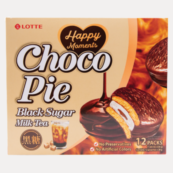 LOTTE CHOCO PIE BLACK SUGAR 11.85OZ