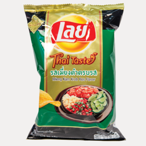 Lay's Snack khoai tay vi Thai - LAY'S MIANG KHAM FLVR CHIP 1.76oz