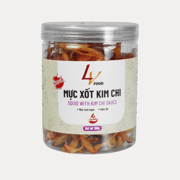Squid with kimchi sauce 150gr