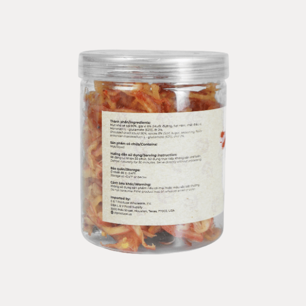 Squid with kimchi sauce 150gr