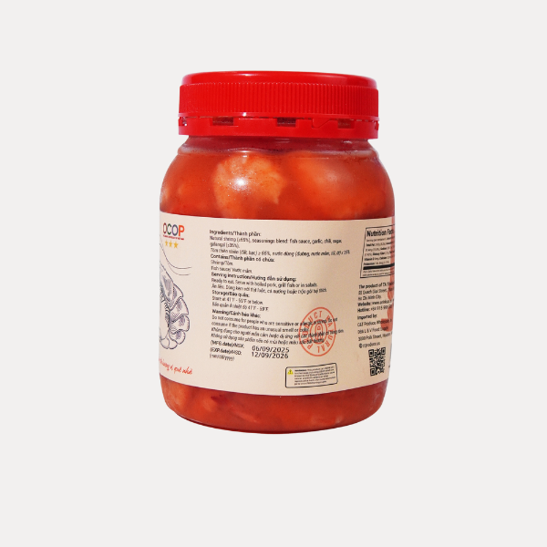 Mam tom chua ANH KUA - Vietnamese Fermented Sour Shrimp 600g