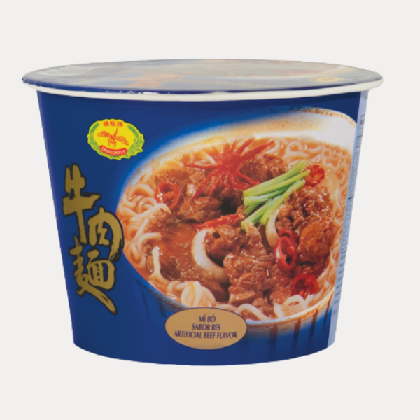 Mi Bo An Lien - Artificial Beef Flavor DF INSTANT NOODLE (BEEF) 4.23OZ