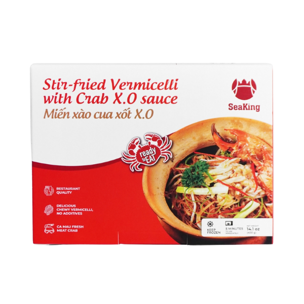 Mien Xao Cua Xot X.O / Stir Fried Vermicelli with Crab X.O sauce 400g