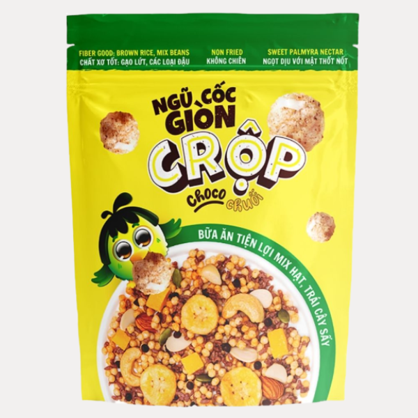 Ngu Coc Gion Crop Choco Chuoi - Crop Choco Banana 600g