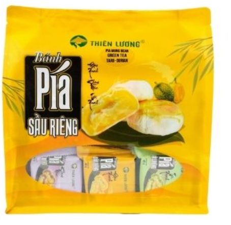 Banh Pia Sau Rieng 3 Vi - Mini Pia Durian Cake - 480g
