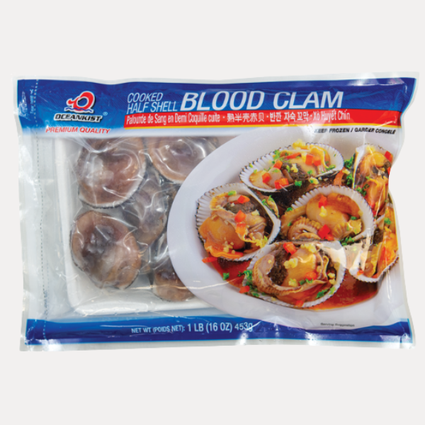 So Huyet - FZ COOKED BLOOD CLAM(HALFSHEL) 16OZ