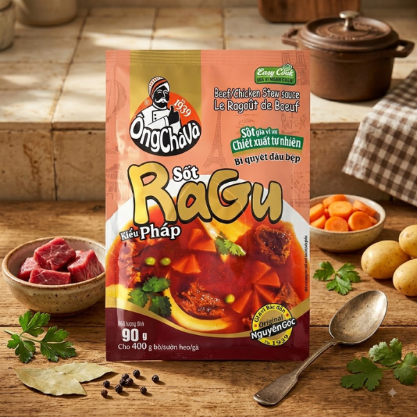 T-105 Ong Cha Va - Ragu Kieu Phap 3.2 OZ