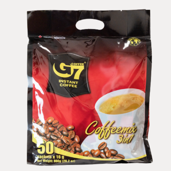 Trung Nguyen G7 COFFEE 3 IN 1 - 50PKG x 16g (800g-28.2oz)