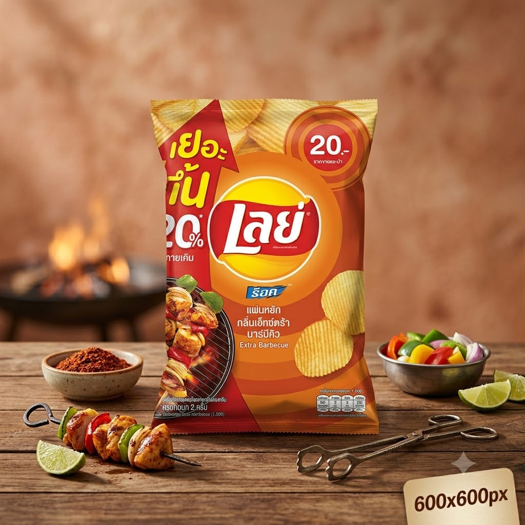 Lays Khoai Tay vi BBQ