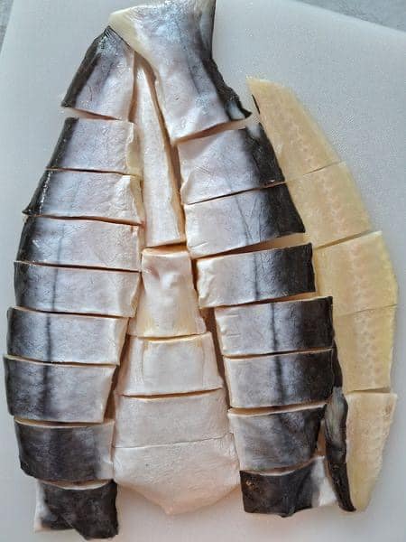 Dried Pineapple Fish, Pre-cut 1lb /454g