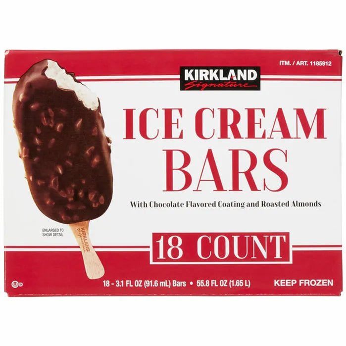 Ice Cream - Kirkland Signature Ice Cream Bars, 3.1 fl oz (In-Store Only)