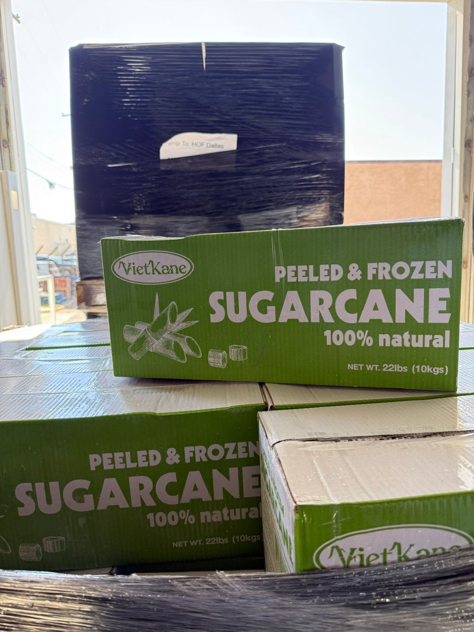 Mia cat khuc dong lanh - Frozen sugarcane sticks 10kg