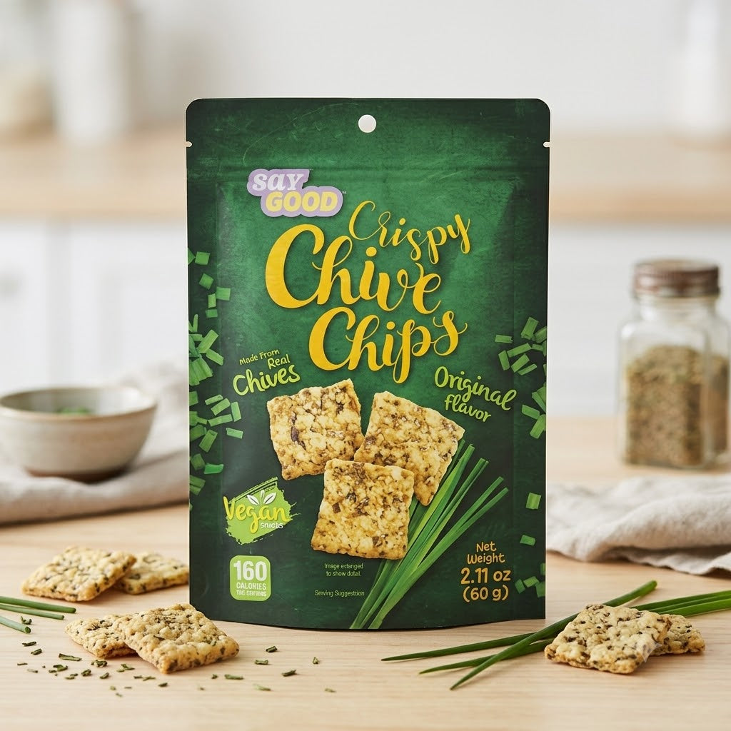 Banh Snack vi He - CHIVES CHIPS ORIGINAL FLAVOR 2.11oz