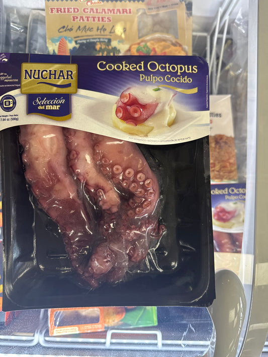 NUCHAR -cooked octopus - pulpo cocido - BACH TUOT