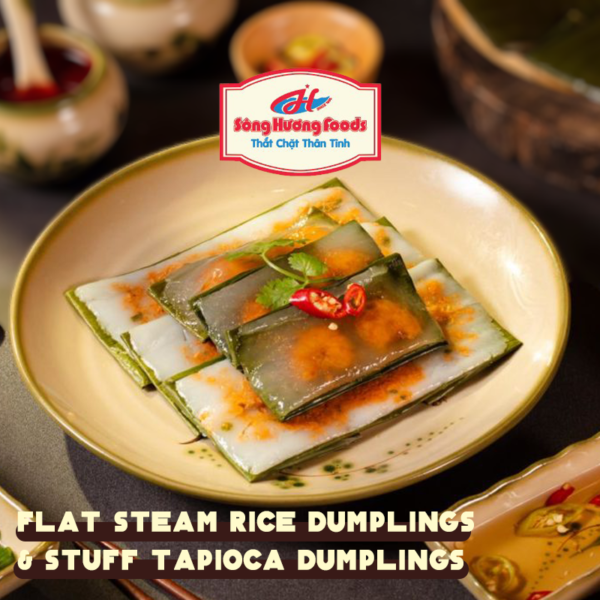 Bánh Bột Lọc Nhân Tôm Thịt Huế – Fantastic Dumplings of Huế City(tặng 1 sot vua cua)