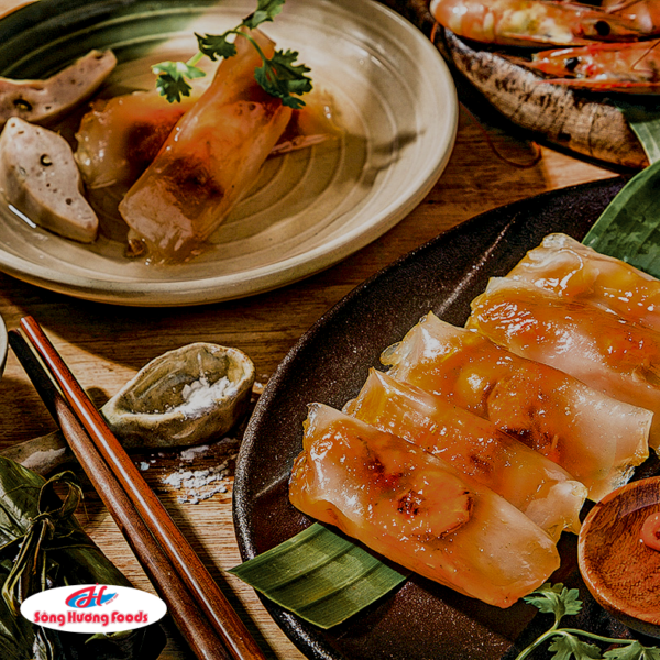 Bánh Bột Lọc Nhân Tôm Thịt Huế – Fantastic Dumplings of Huế City(tặng 1 sot vua cua)