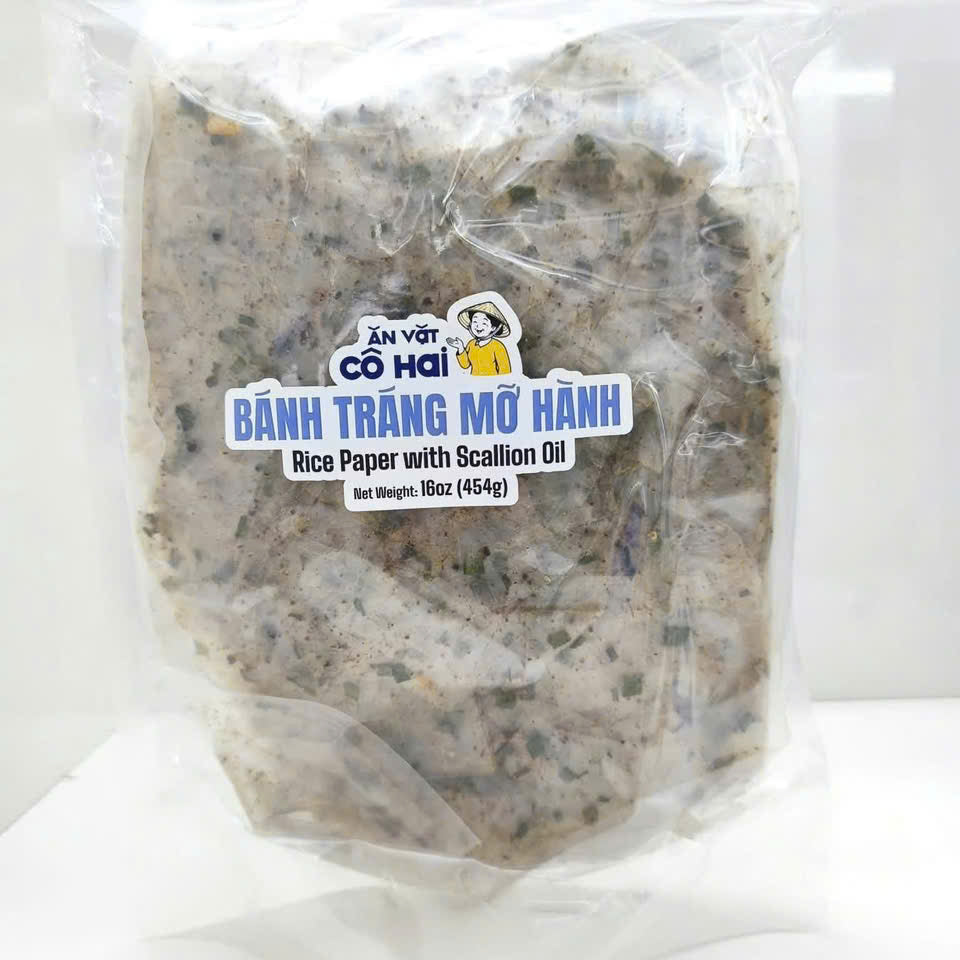 AVCH108 - Banh Trang Mo Hanh/ Rice Paper With Scallion Oil * 454g x 20 Units