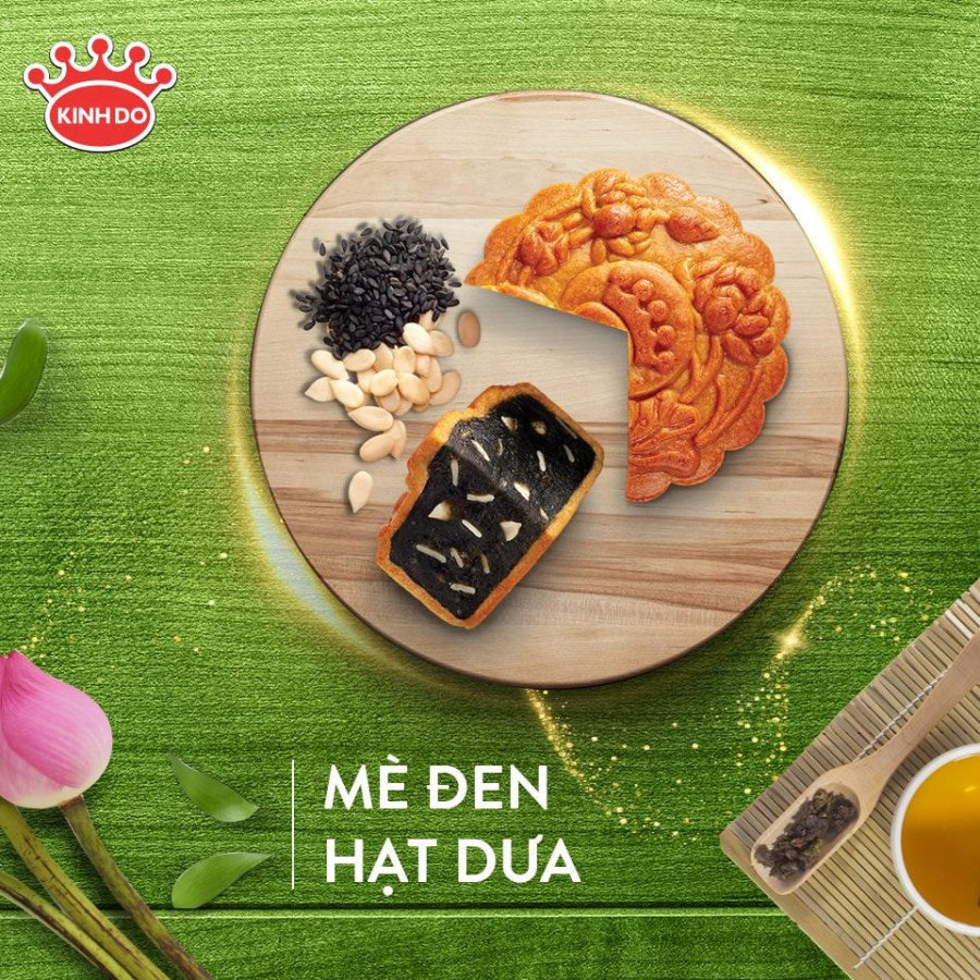 Banh trung thu Kinh Do Banh an kieng 150g (Khong trung, Dau xanh hanh nhan/Me den hat dua)