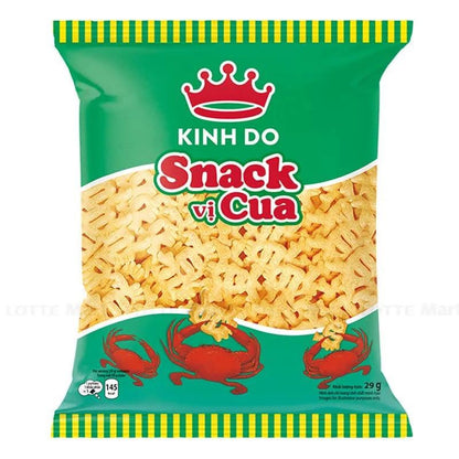SNACKS VI CUA KINH DO -  (1 bich 10GOI 22$) KiNH DO Snack Bag 32g Crab
