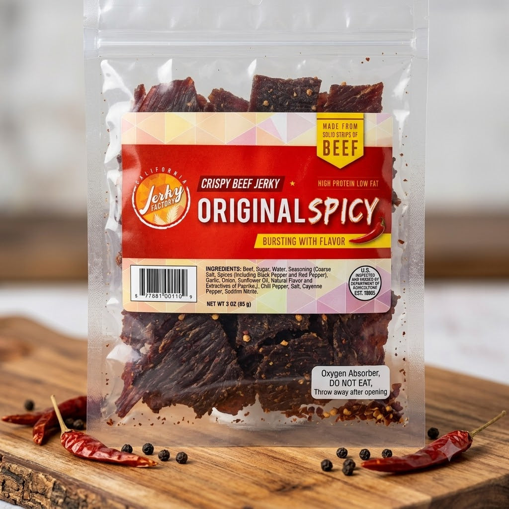Kho Bo Crispy Original SPICY - 3oz Bag