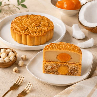 BANH TRUNG THU -Moon Cake CoConut Lotus SEED (Yolk) 480g